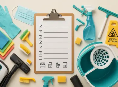 Checklist vệ sinh nhà chuẩn 2025 (kèm file PDF)