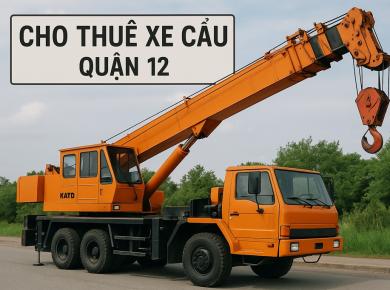 Cho thuê xe cẩu Quận 12 