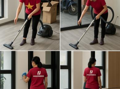 Dịch vụ làm sạch công trình sau xây dựng 