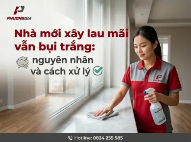 Nh&agrave; mới x&acirc;y lau m&atilde;i vẫn bụi trắng: nguy&ecirc;n nh&acirc;n v&agrave; c&aacute;ch xử l&yacute; 