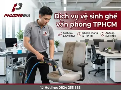 Vệ sinh ghế văn ph&ograve;ng tại TPHCM cho c&ocirc;ng ty, văn ph&ograve;ng 