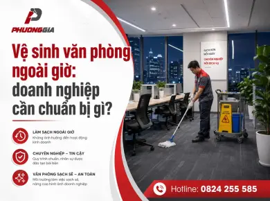 Vệ sinh văn ph&ograve;ng ngo&agrave;i giờ: doanh nghiệp cần chuẩn bị g&igrave;? 