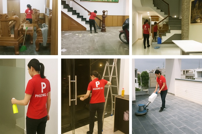 dọn dẹp nhà mới xây