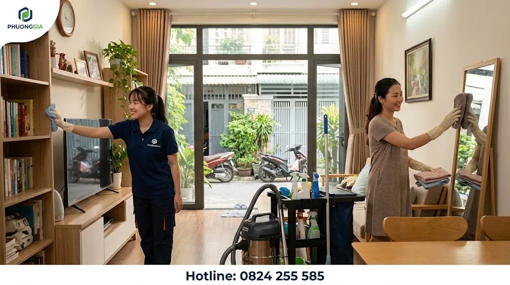 Dọn nhà theo giờ cho nhà đang ở tại Gò Vấp