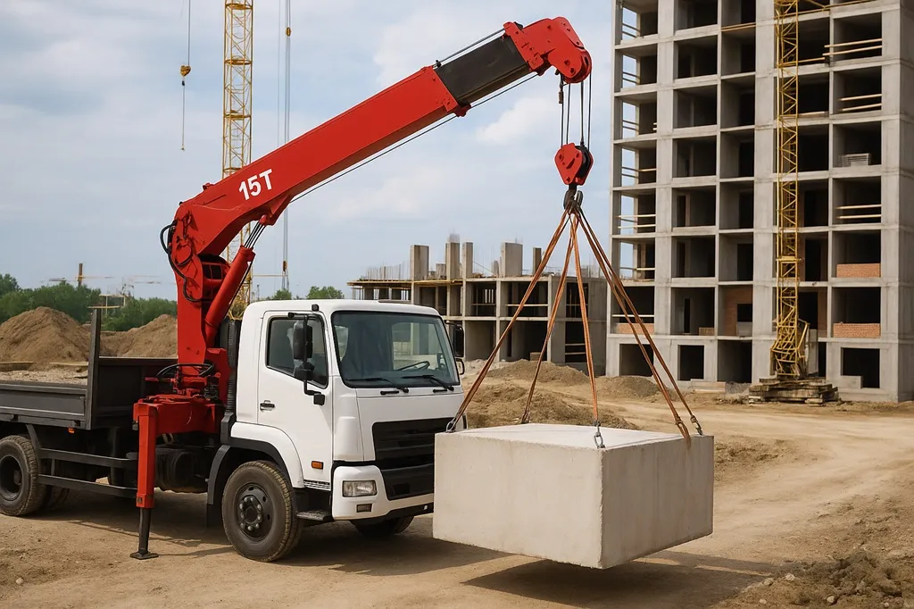 xe cẩu tự hành 15 tấn tại gò vấp