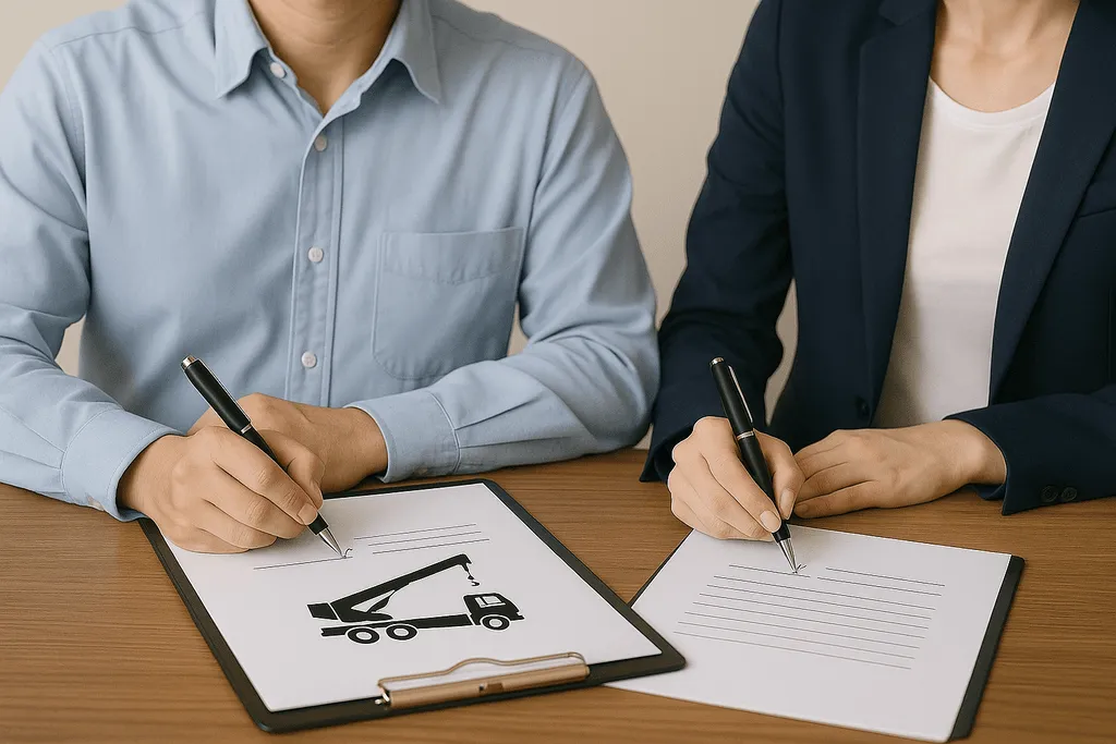 Điều khoản giá thuê xe cẩu, báo giá và điều kiện thanh toán