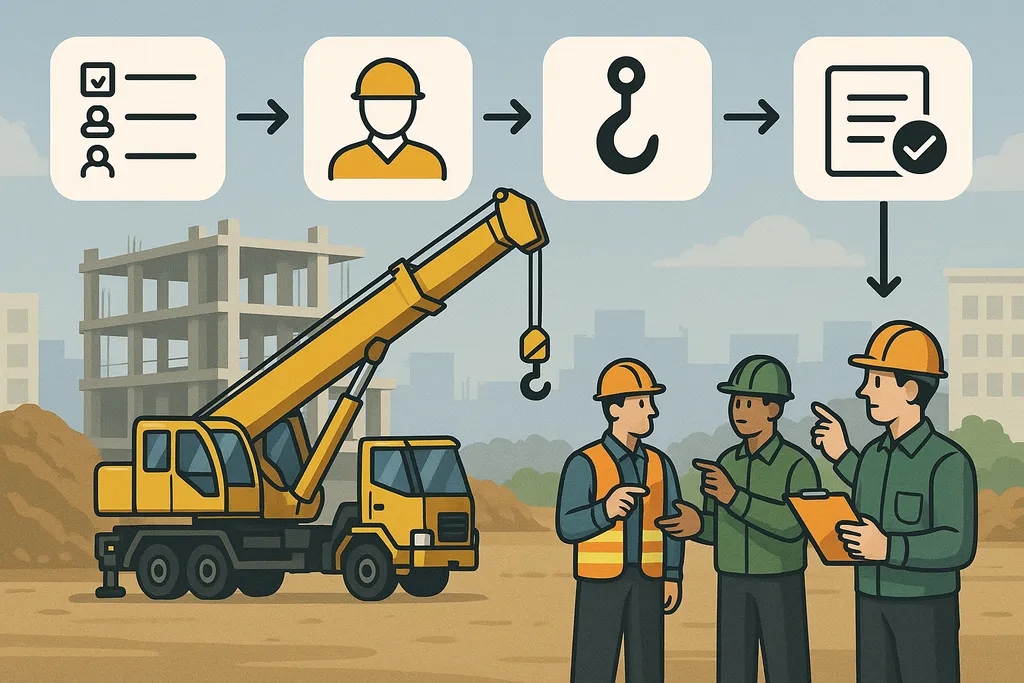 Quy trình vận hành tiêu chuẩn (SOP) xe cẩu an toàn