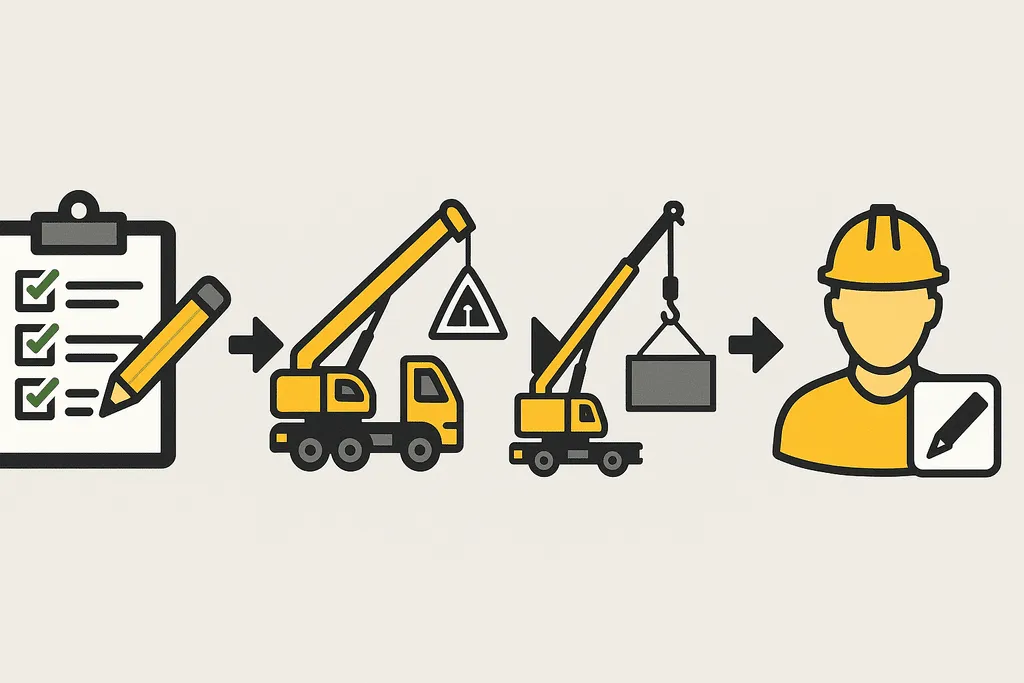 quy trình từng bước tính tải trong cẩu