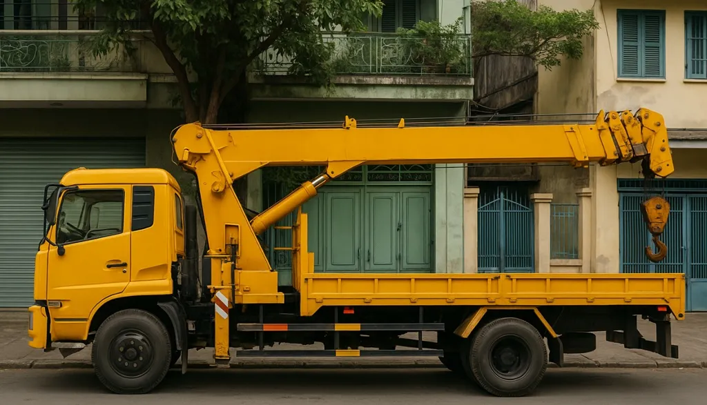 Xe cẩu quận 5 uy tín, chất lượng tại Phương Gia