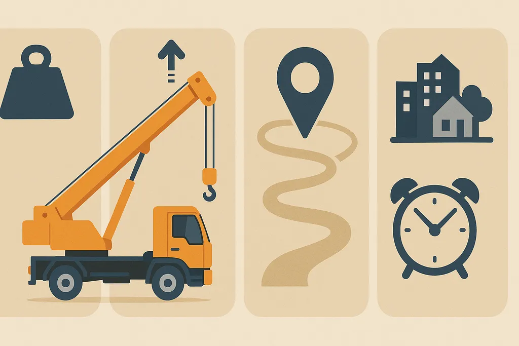 Những yếu tố làm thay đổi đơn giá thuê xe cẩu tại TPHCM và các tỉnh