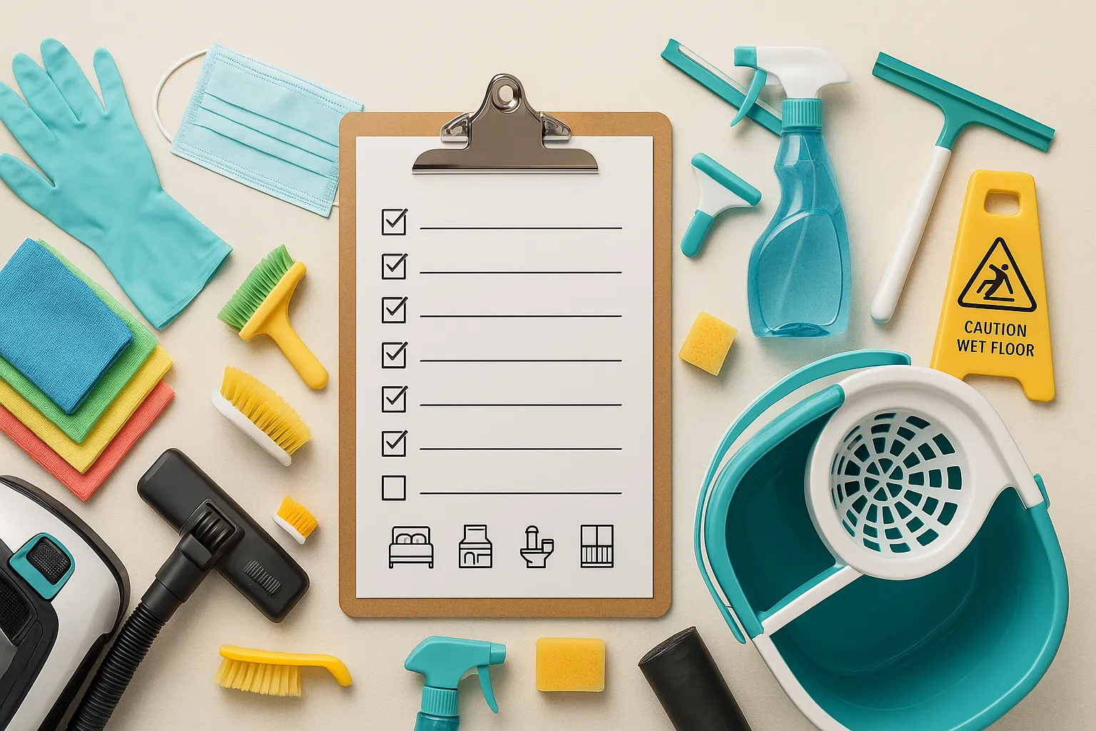 Checklist vệ sinh nhà chuẩn nhất 2025