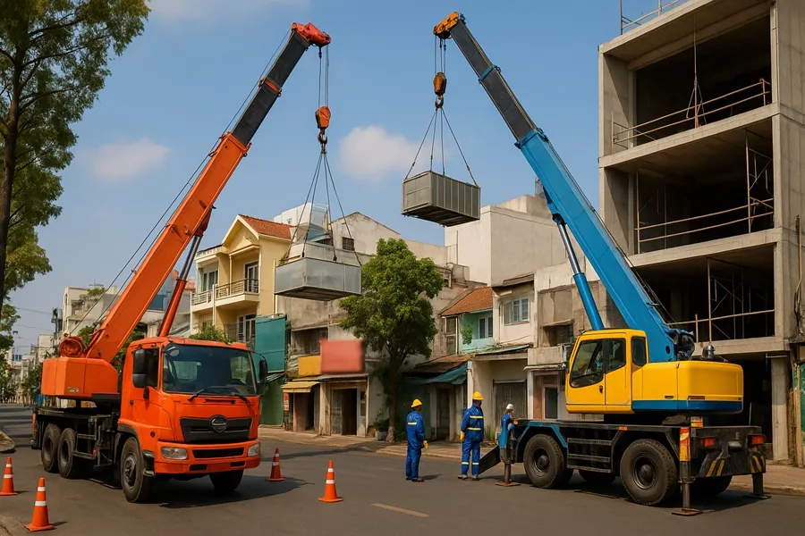 cho thuê xe cẩu quận tân bình