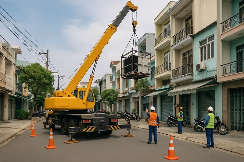 cho thuê xe cẩu quận tân phú