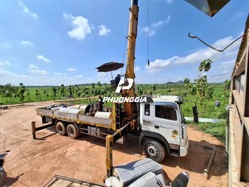 cho thuê xe cẩu thùng tại Gia Lai