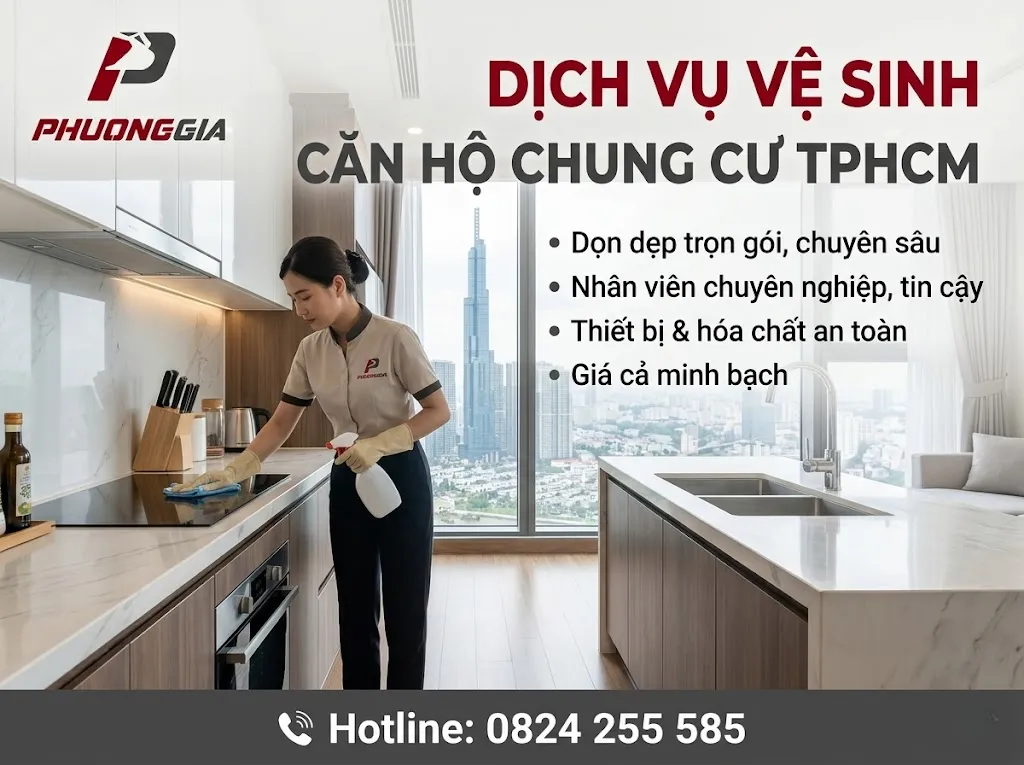 Dịch vụ vệ sinh căn hộ chung cư TPHCM