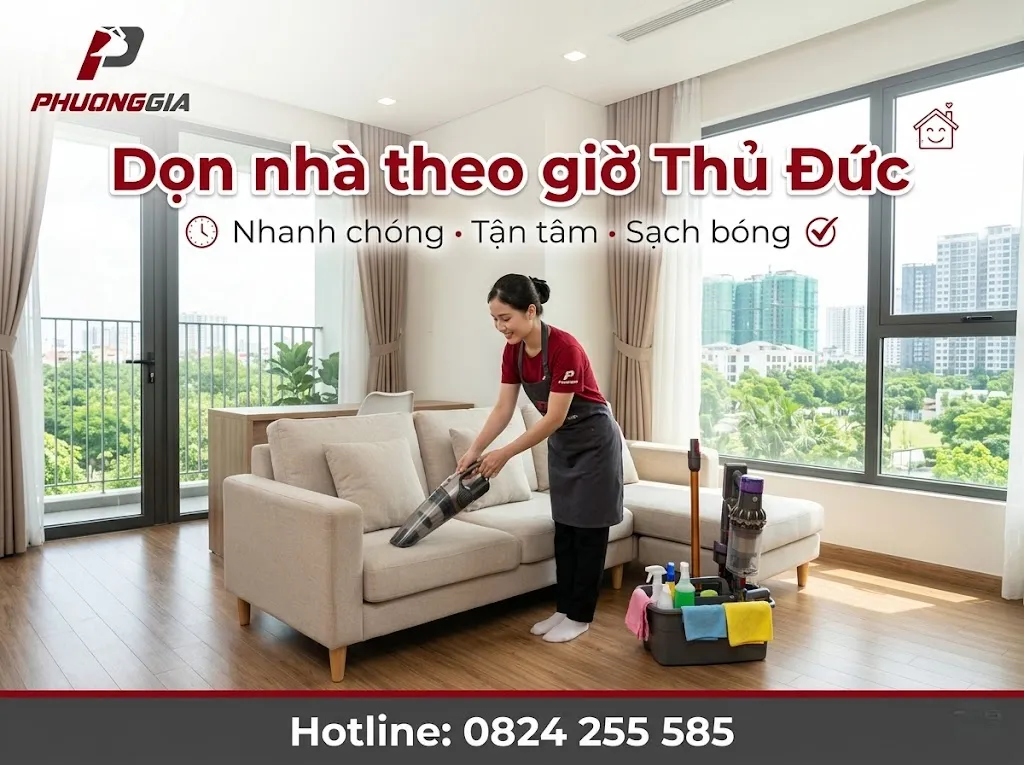 dịch vụ dọn nhà theo giờ Thủ Đức - Phương Gia Foundation