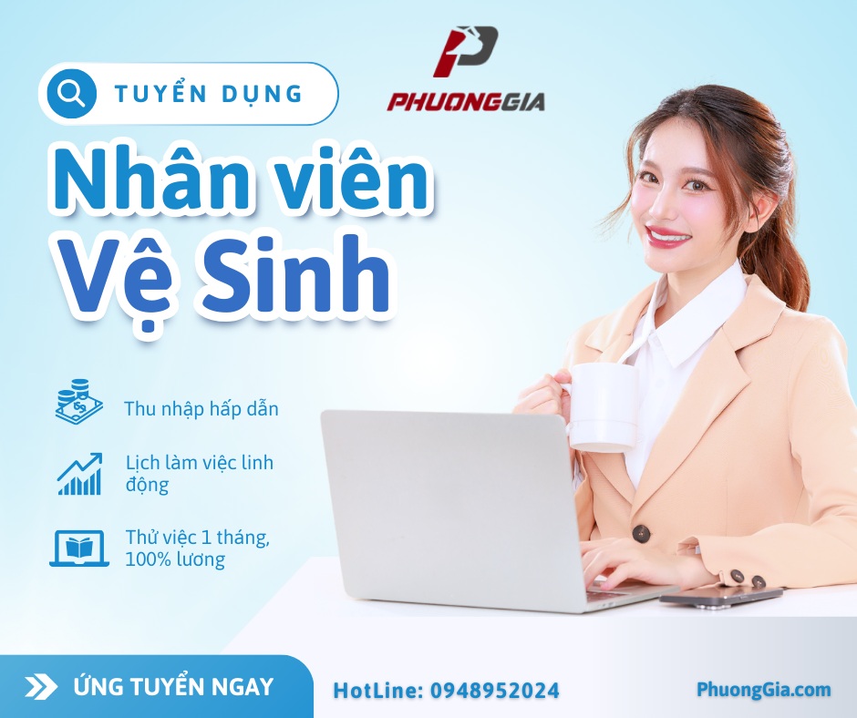 tuyển dụng nhân viên vệ sinh tại TPHCM